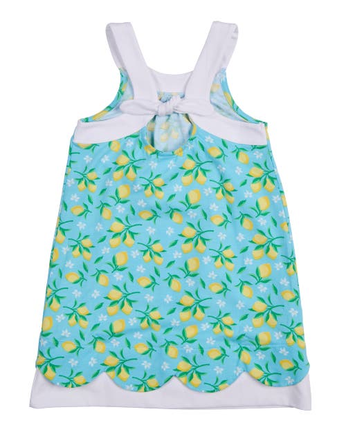 FLORENCE EISEMAN FLORENCE EISEMAN LEMON PRINT DRESS 