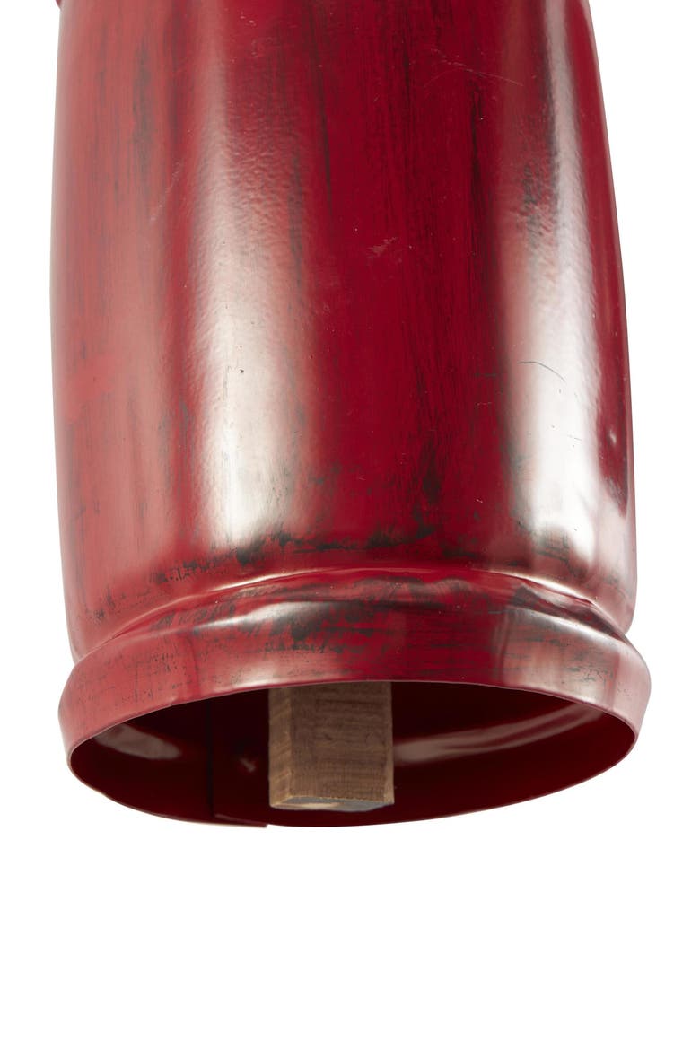 Eclectic Set of 3 Decorative Meditation Bells, Alternate, color, RED