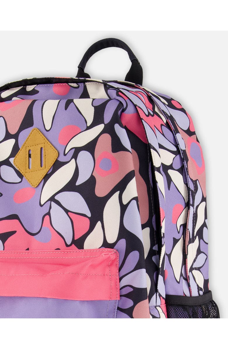 Deux par Deux Kids Backpack Retro Flower, Alternate, color,