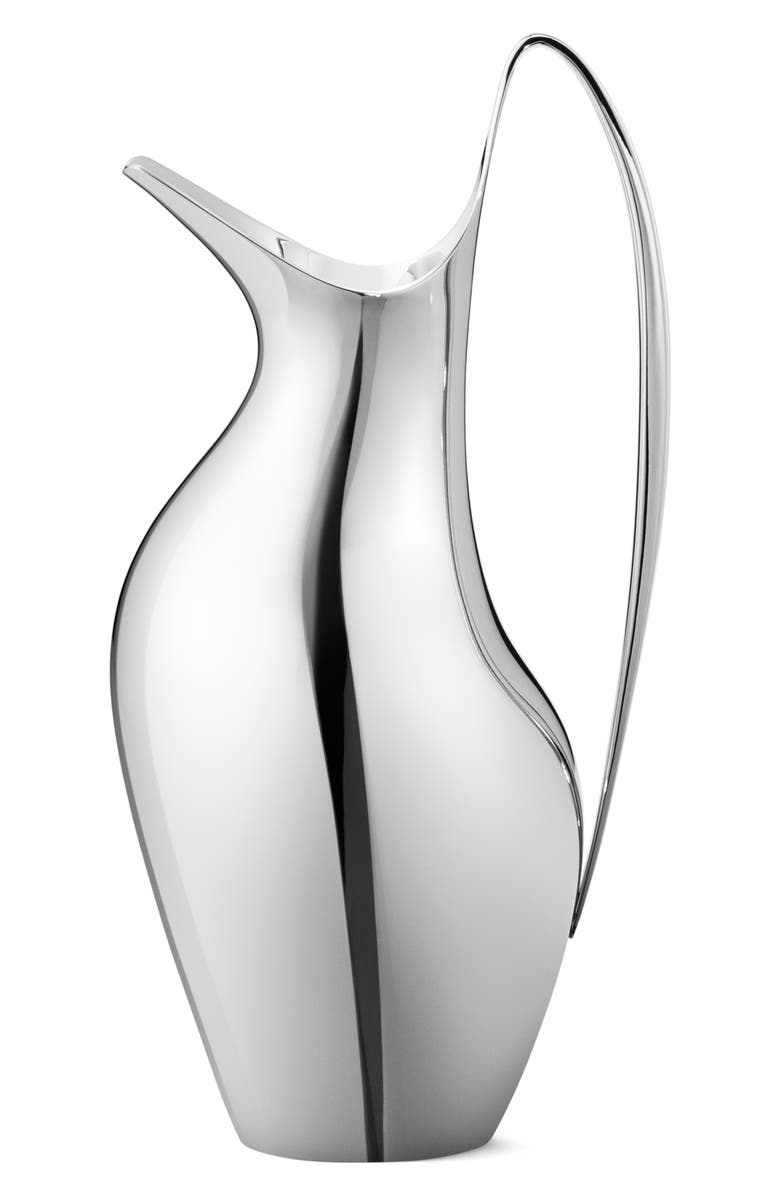 Georg Jensen Koppel Stainless Steel Petite Pitcher, Main, color, Silver