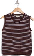 MAX STUDIO Striped Sweater Tank