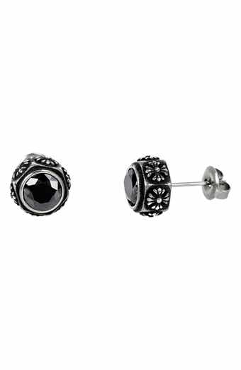 Men's Cubic Zirconia Stud Earrings