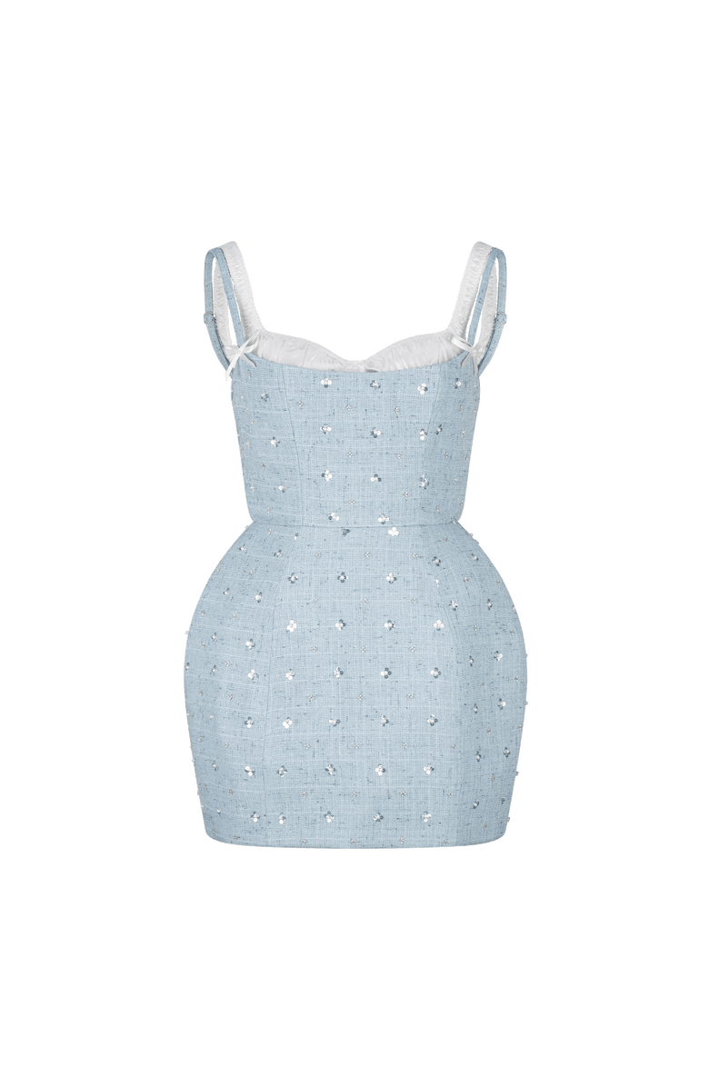 AtoÌr Honey Mini Dress, Alternate, color, Vintage Blue