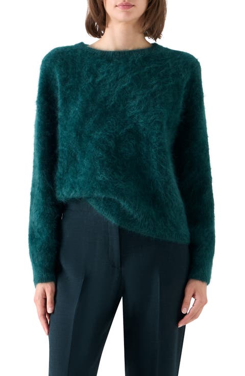 Cloud Brushed Cashmere Sweater