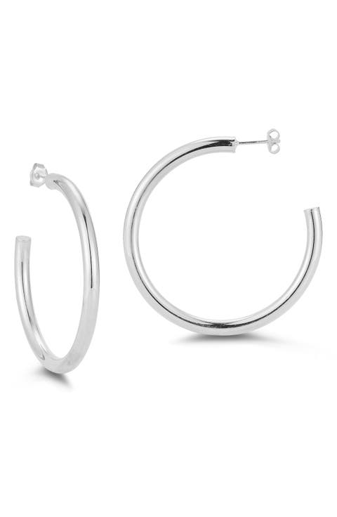 4mm Hoop Earrings