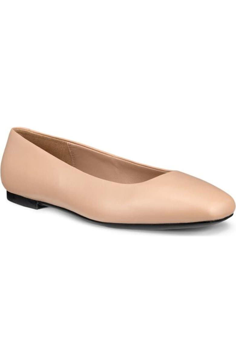 ECCO Margot Ballet Flat, Main, color, Beige