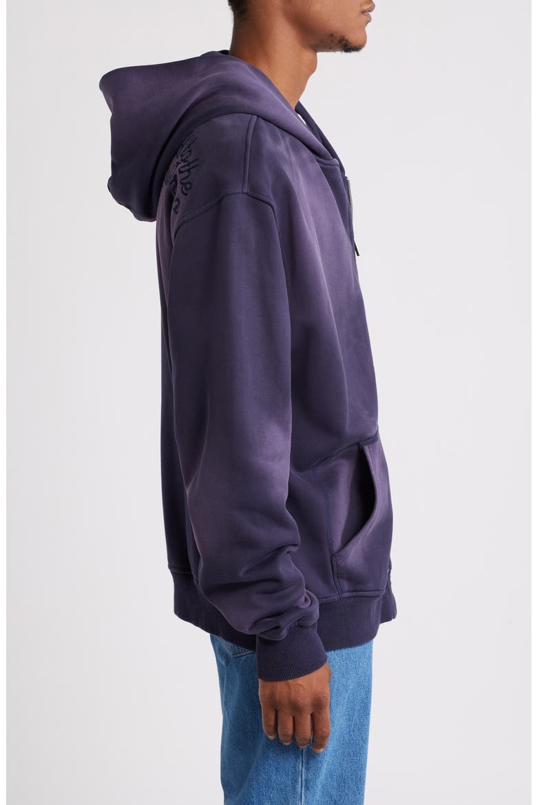 Rig Logo Patch Cotton French Terry Zip Hoodie, Alternate, color, VINTAGE NAVY