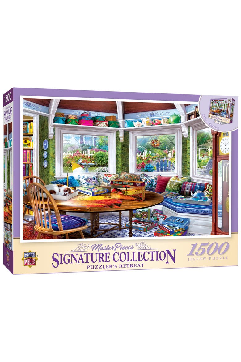 Puzzler's Retreat 1500 Piece Puzzle, Main, color, Multicolor