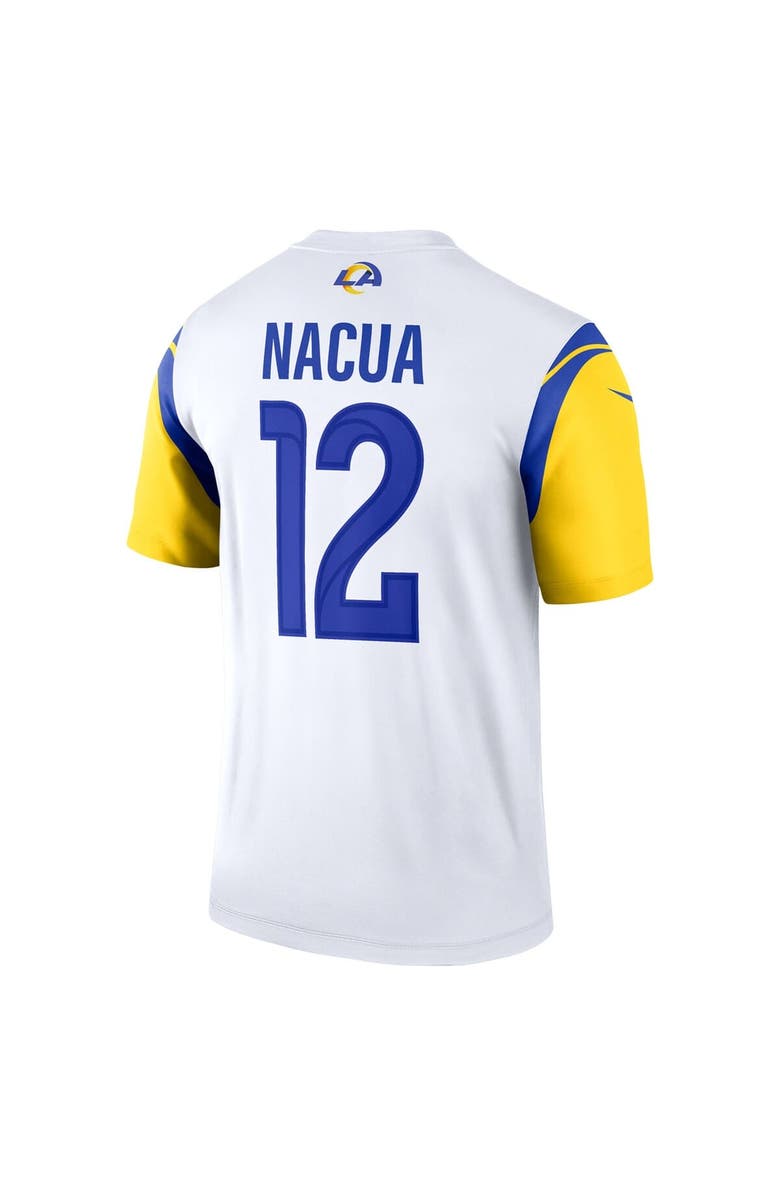 Nike Men's Nike Puka Nacua White Los Angeles Rams White Legend Jersey, Alternate, color,