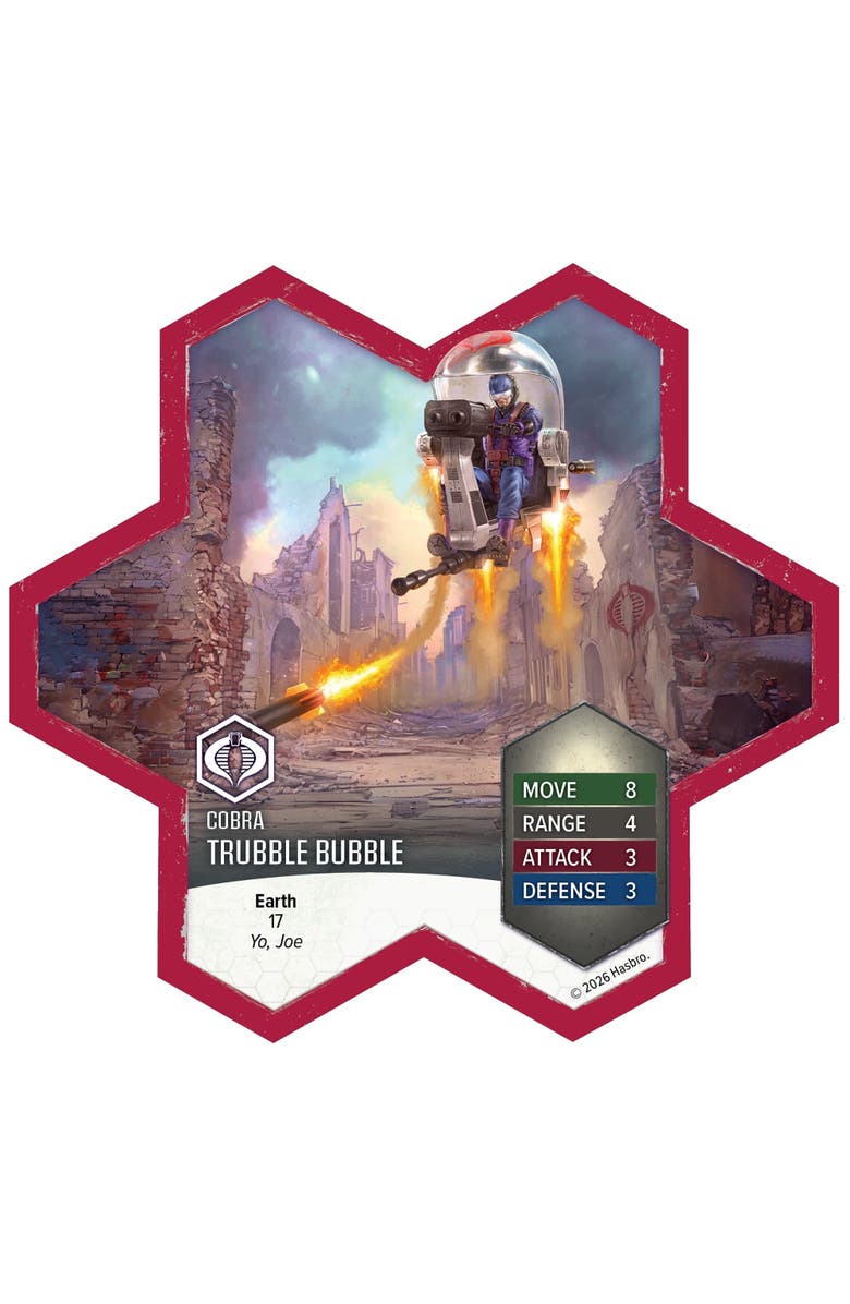 Renegade Game Studios GI JOE Heroscape, 5 Unpainted Miniatures, 2 Army Cards, Alternate, color, Multicolored