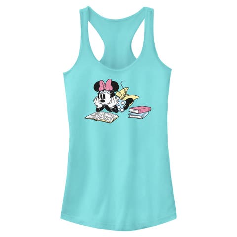 Junior's Reading Books Love Racerback Tank