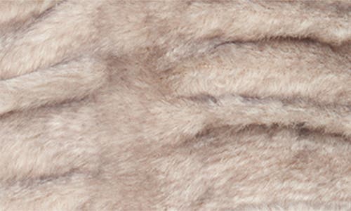 Karl Lagerfeld Ruched Faux Fur Pillow In Brown