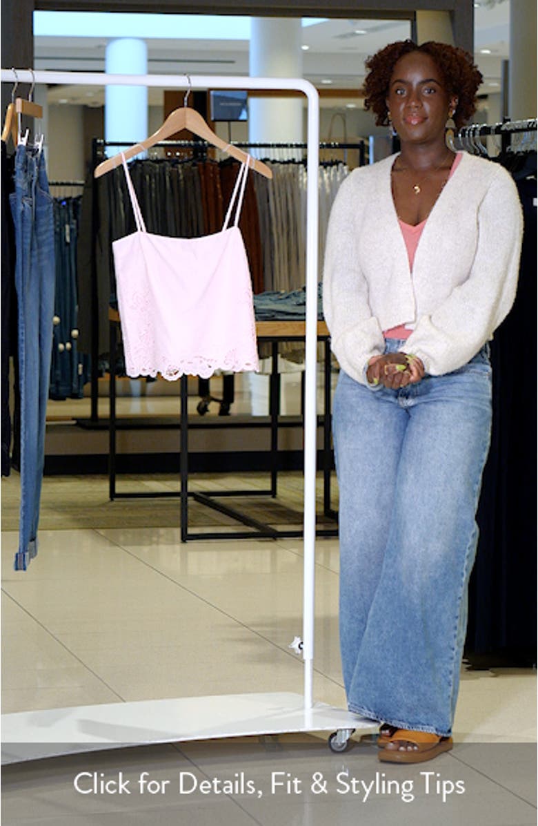 x Hannah Lovey Porter Lola Embroidered Detail Cotton Camisole, sales video thumbnail