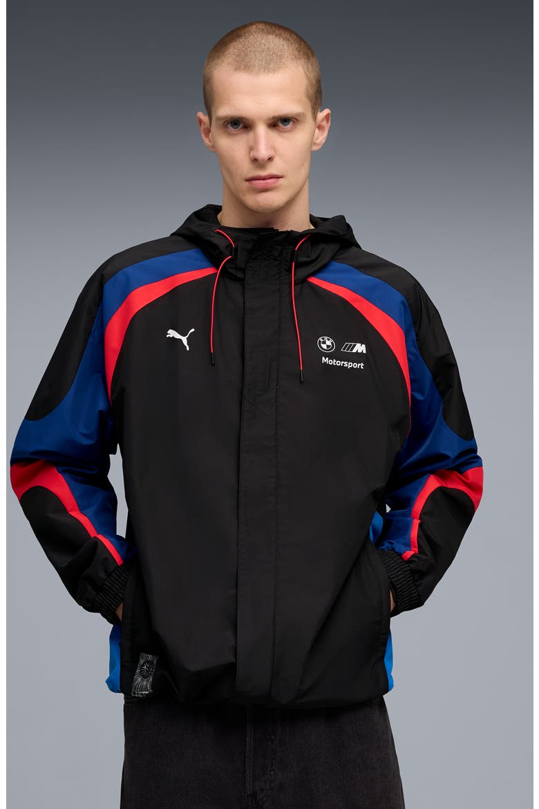 x BMW M Motorsport Hooded Jacket, Alternate, color, PUMA BLACK