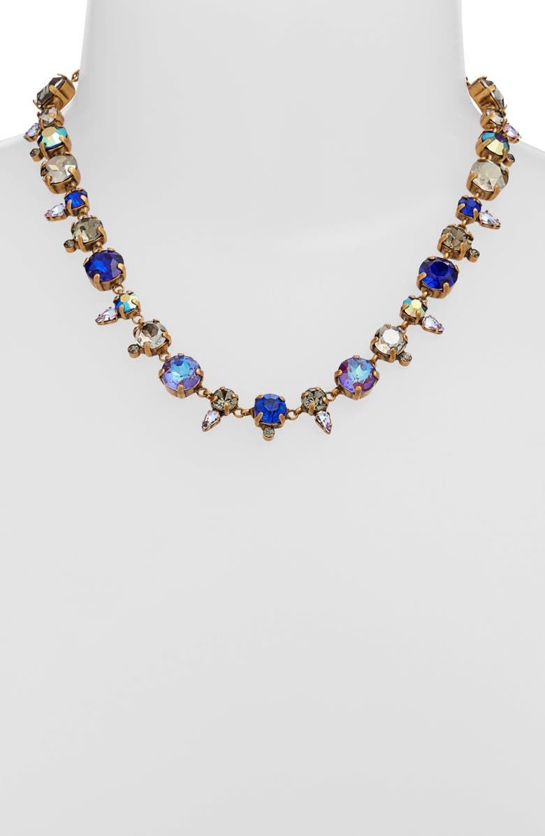 Stella + Ruby Sentiments Crystal Necklace, Alternate, color, 