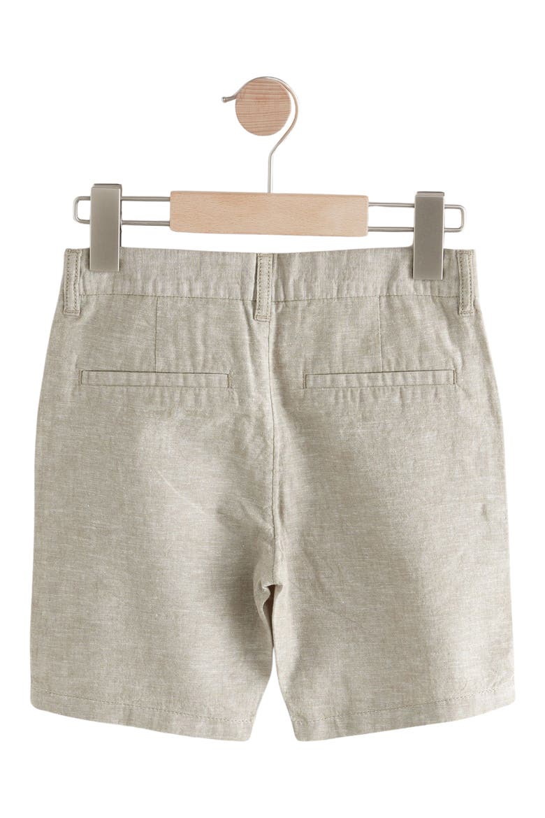 Kids' Linen & Cotton Chino Shorts, Alternate, color, CREAM