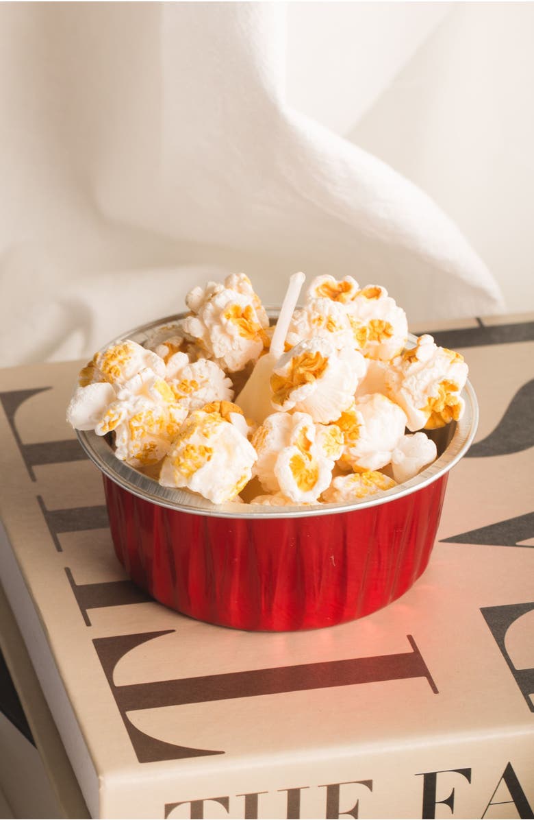 Southlake gifts Popcorn Candle Bowl, Alternate, color, Creamy