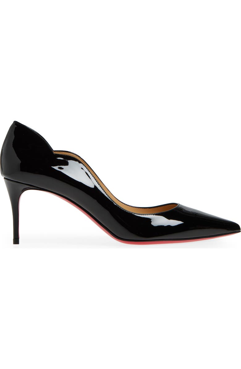 Christian Louboutin Hot Chick Scallop Patent Leather Pump, Alternate, color,