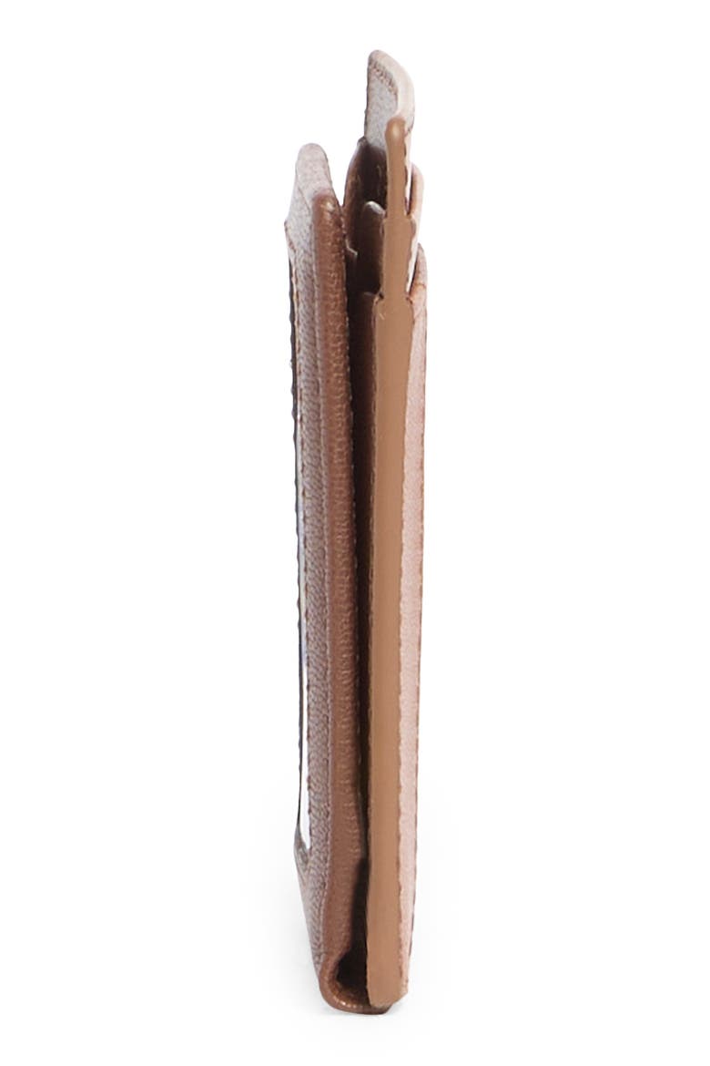 Mulholland Leather Card Case, Alternate, color, BROWN/ TAN
