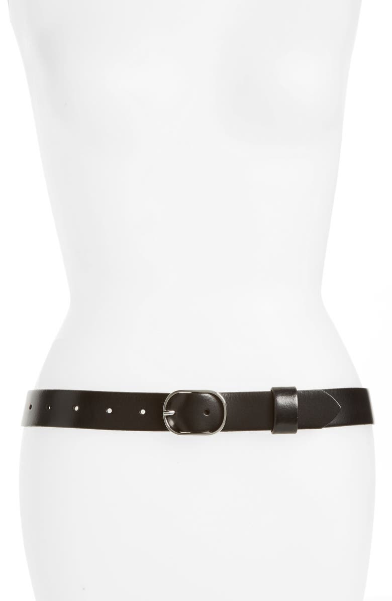 Nordstrom Halogen<sup>®</sup> Tailored Trouser Leather Belt, Main, color,