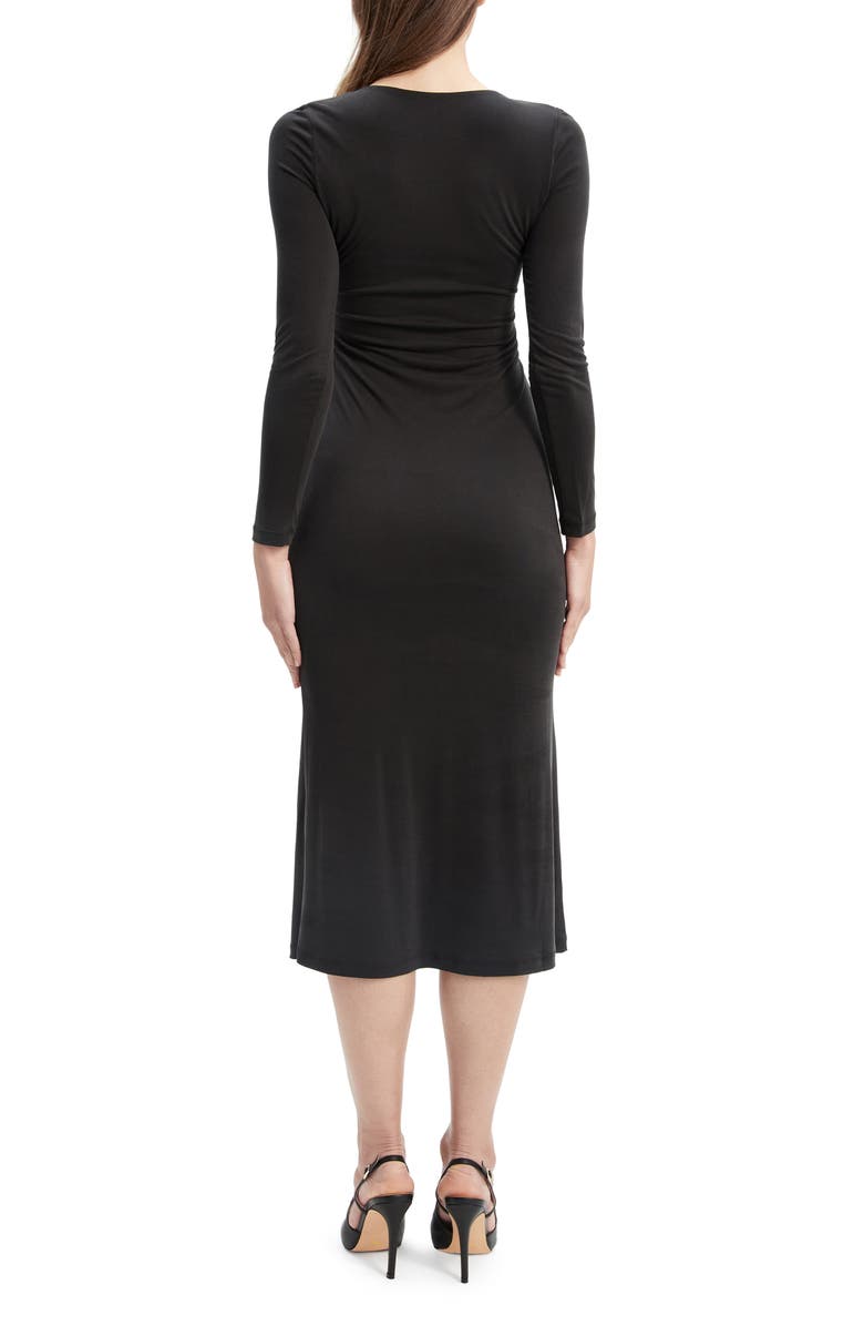 Bardot Zanita Long Sleeve Knit Midi Dress, Alternate, color,