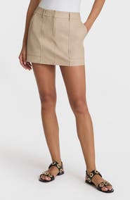 Commando Faux Leather Utility Micro Mini Skirt