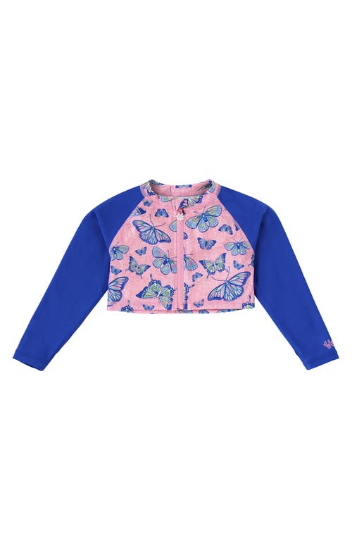 Uv Skinz 2pc Swimsuit Shrug Set In Blue