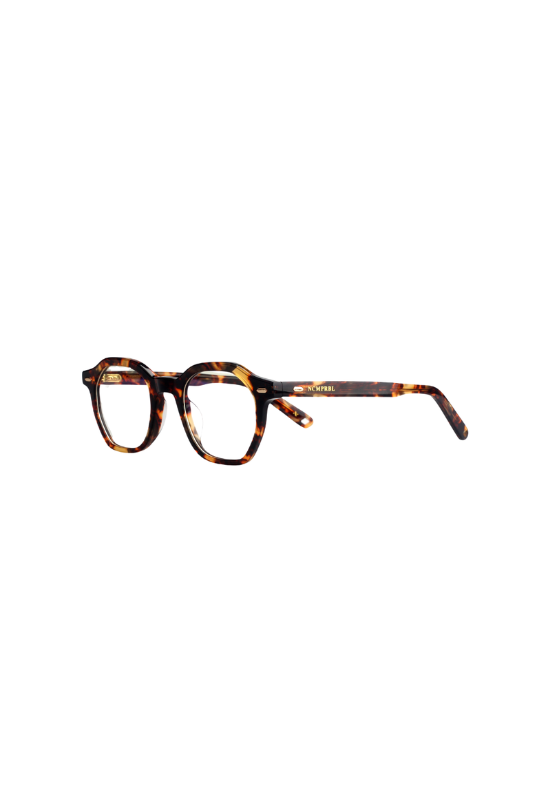 Dusk 46mm Geometric Eyeglasses, Alternate, color, Brown Tortoise