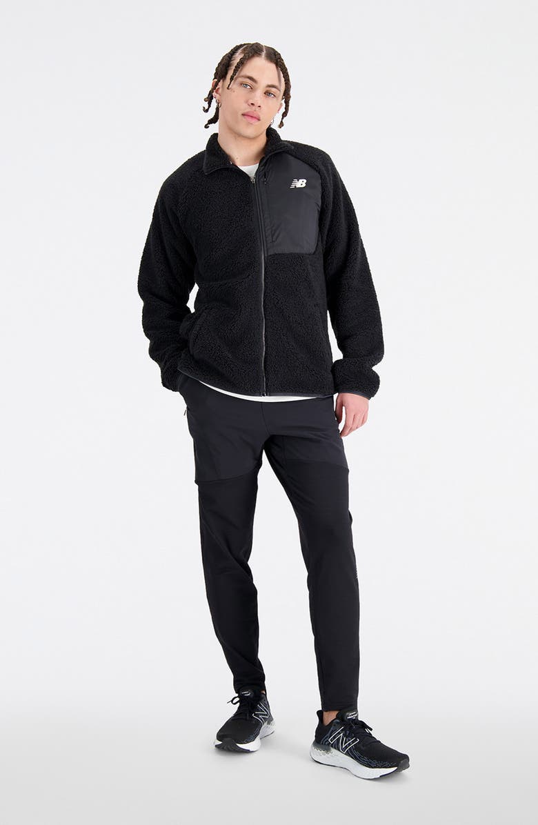 New Balance Q Speed Faux Shearling Jacket, Alternate, color,