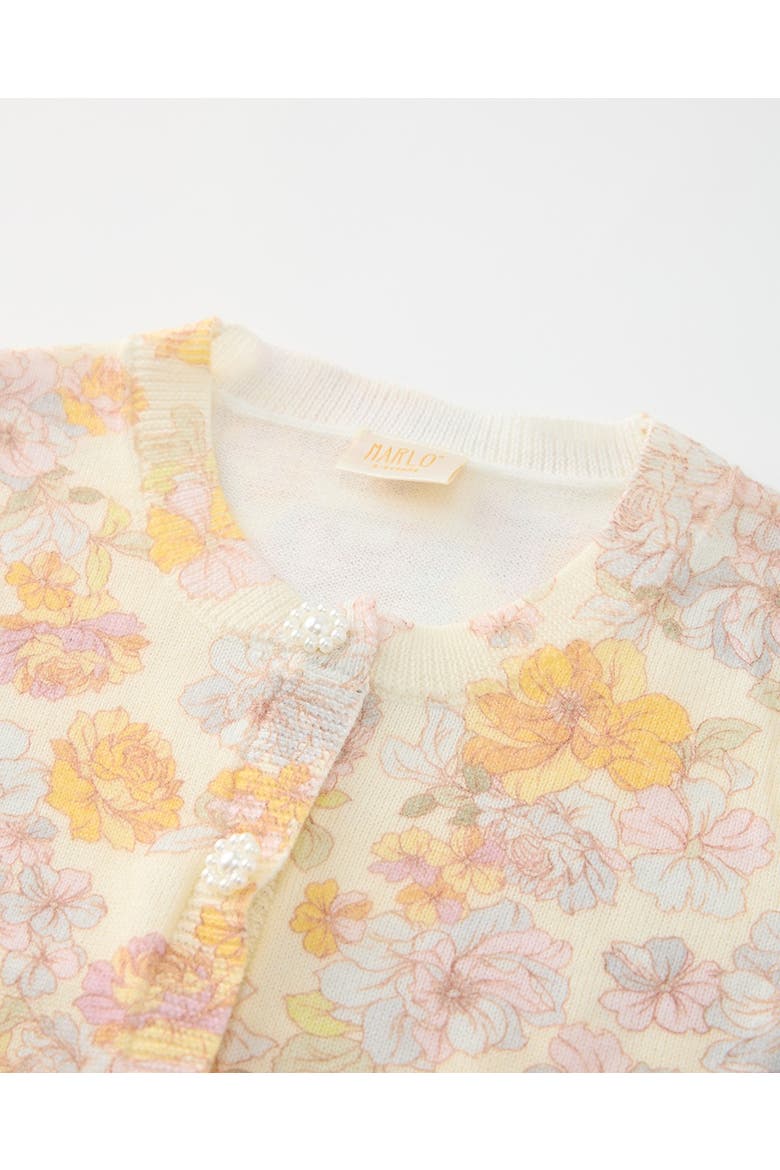 Posie Knit Cardigan, Alternate, color, Floral