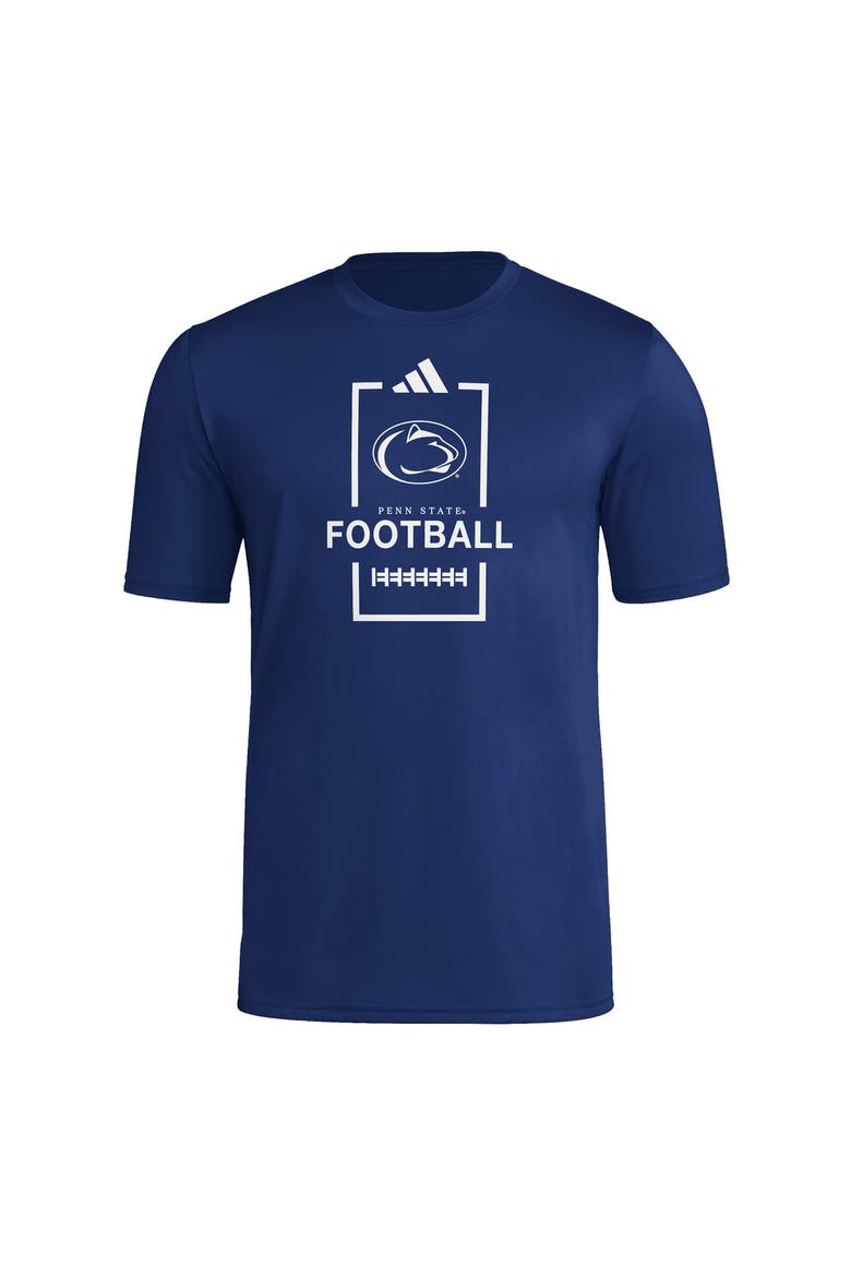 Men's adidas Navy Penn State Nittany Lions Football Polyester T-Shirt, Alternate, color, Navy