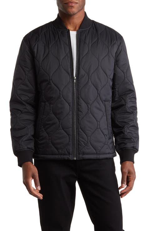 Quilted Bomber Jacket