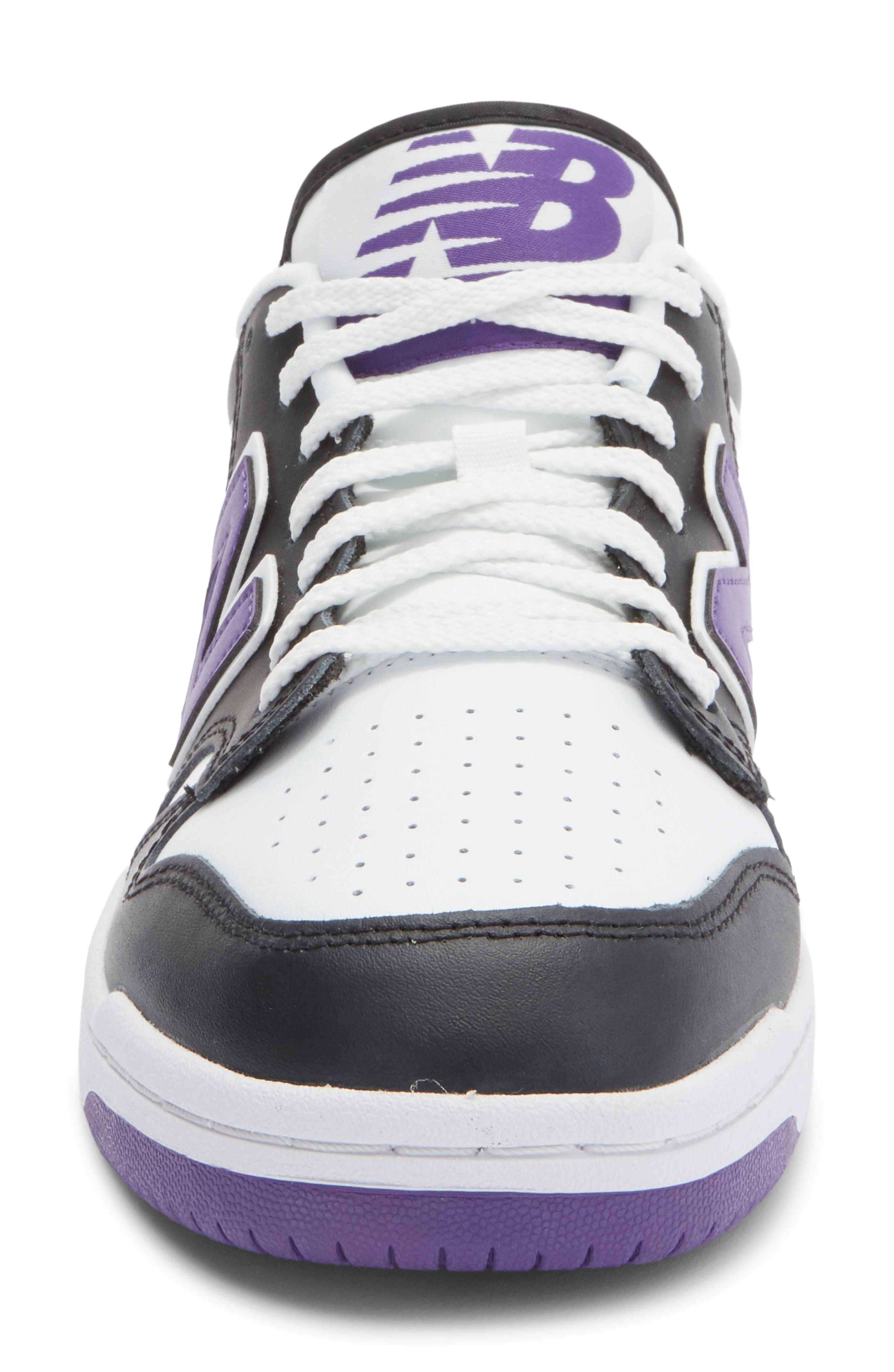 New Balance 480 Basketball Sneaker, Alternate, color, Black/ White