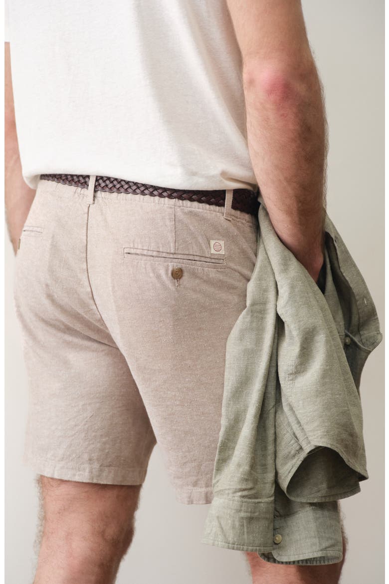 Saturday Hemp Chino Shorts, Alternate, color, TAUPE