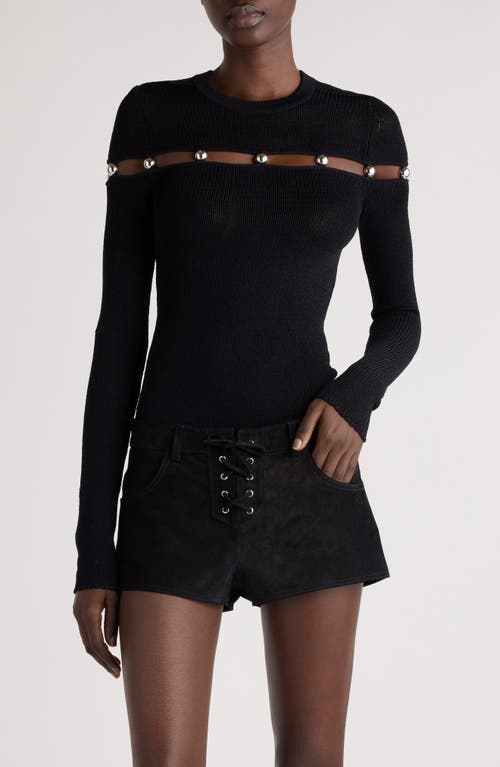 Isabel Marant Black Viscose Blend Elisie Sweater In Black
