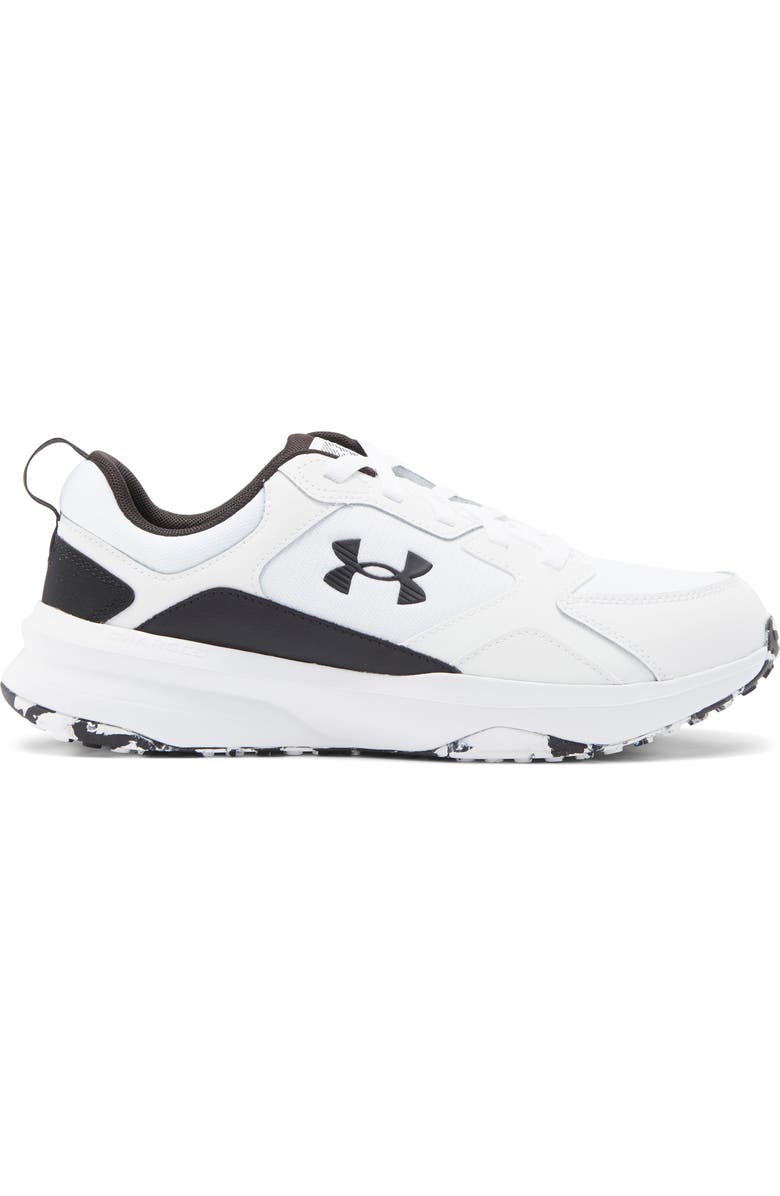 Under Armour Charged Edge 4E Sneaker, Alternate, color, White