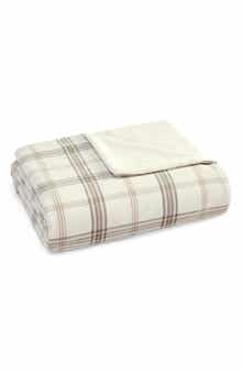 Maren Plaid Microfiber Chenille Throw Blanket