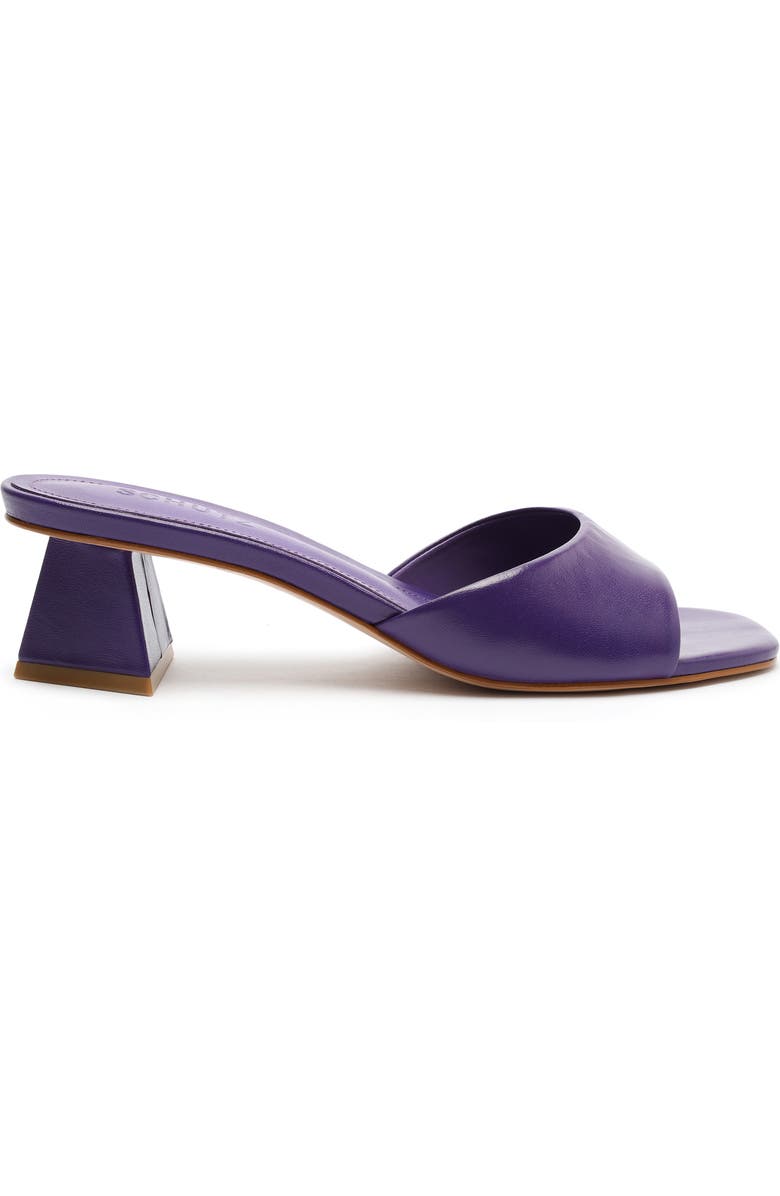 Schutz Schut Lizah Lo Slide Sandal, Alternate, color, Purple Cherry