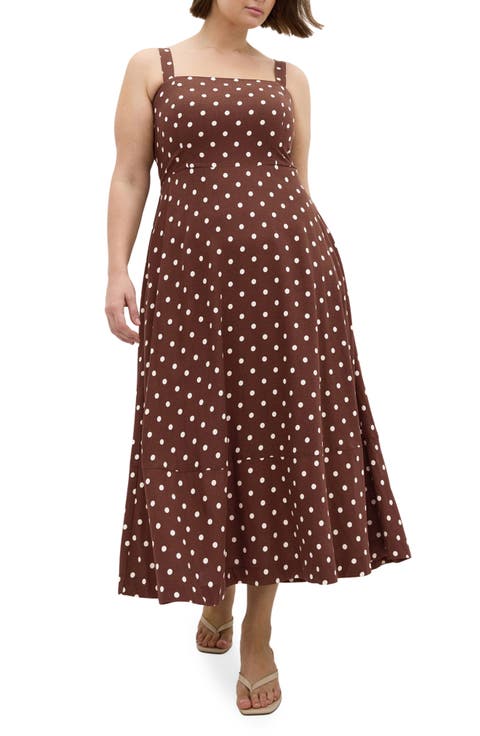 Collins Print Maxi Dress (Plus Size)