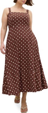 City Chic Collins Print Maxi Dress