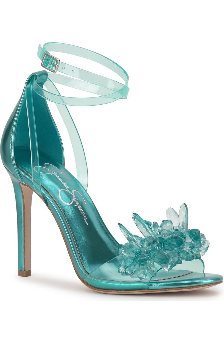 Jessica Simpson Janivah Ankle Strap Sandal, Main, color, Summer Seafo