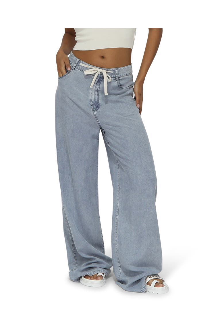 Set On You Wide Leg Pant, Alternate, color, Stonewash blue
