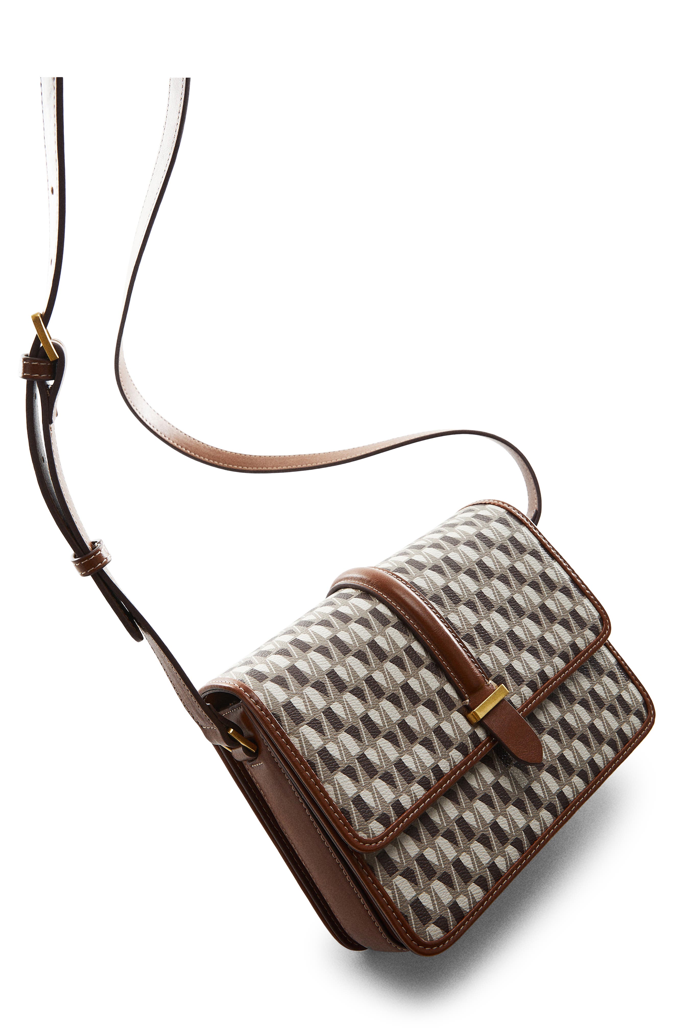 MANGO Logo Crossbody Bag, Alternate, color, 