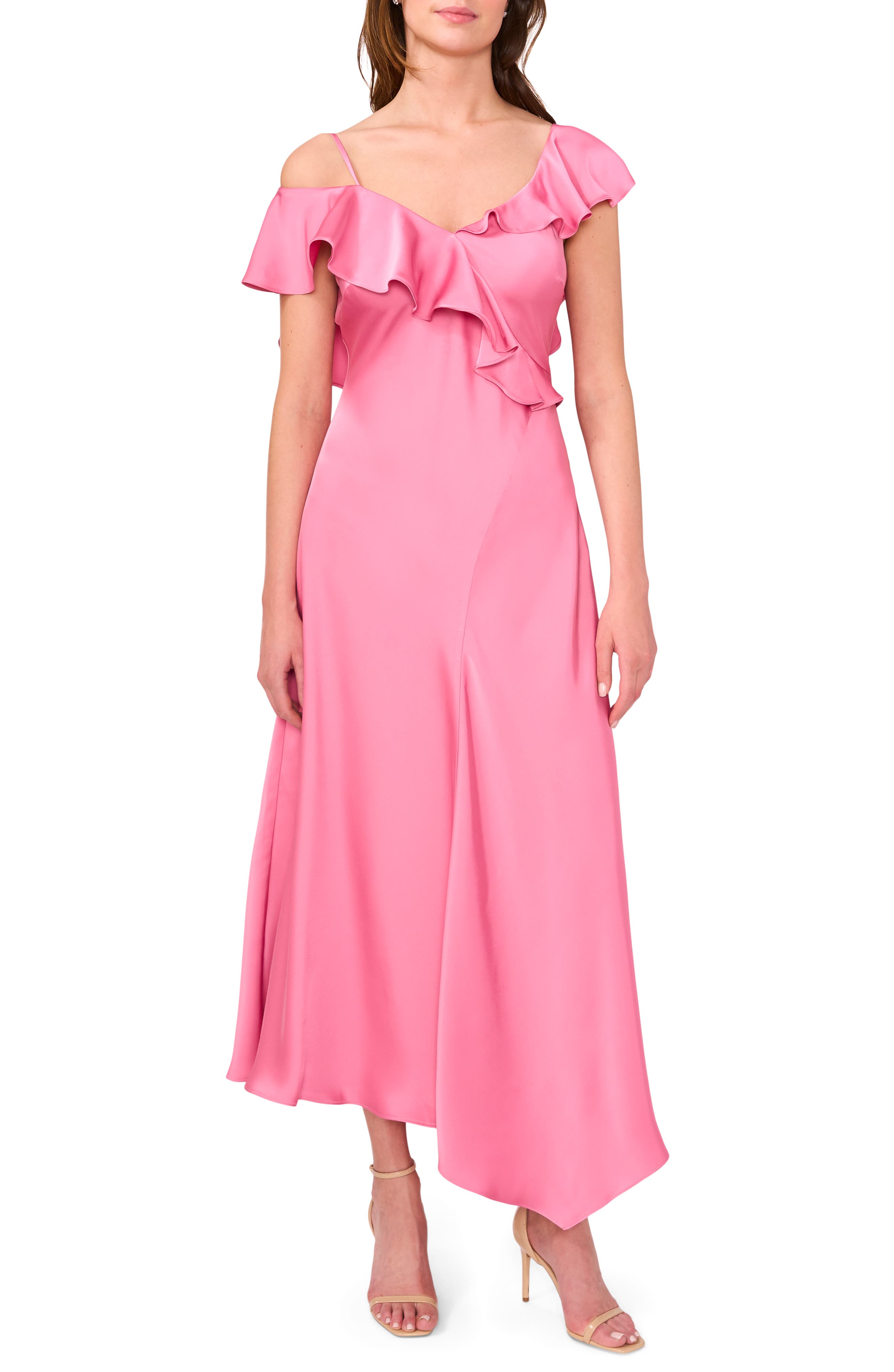 Parker The Bridget Ruffle One-Shoulder Dress