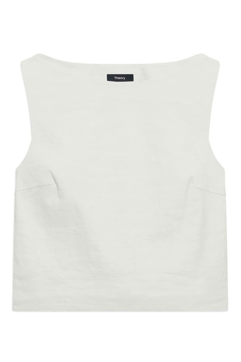 Boat Neck Sleeveless Shell, Alternate, color, LIGHT SEA GLASS
