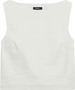 Theory Boat Neck Sleeveless Shell