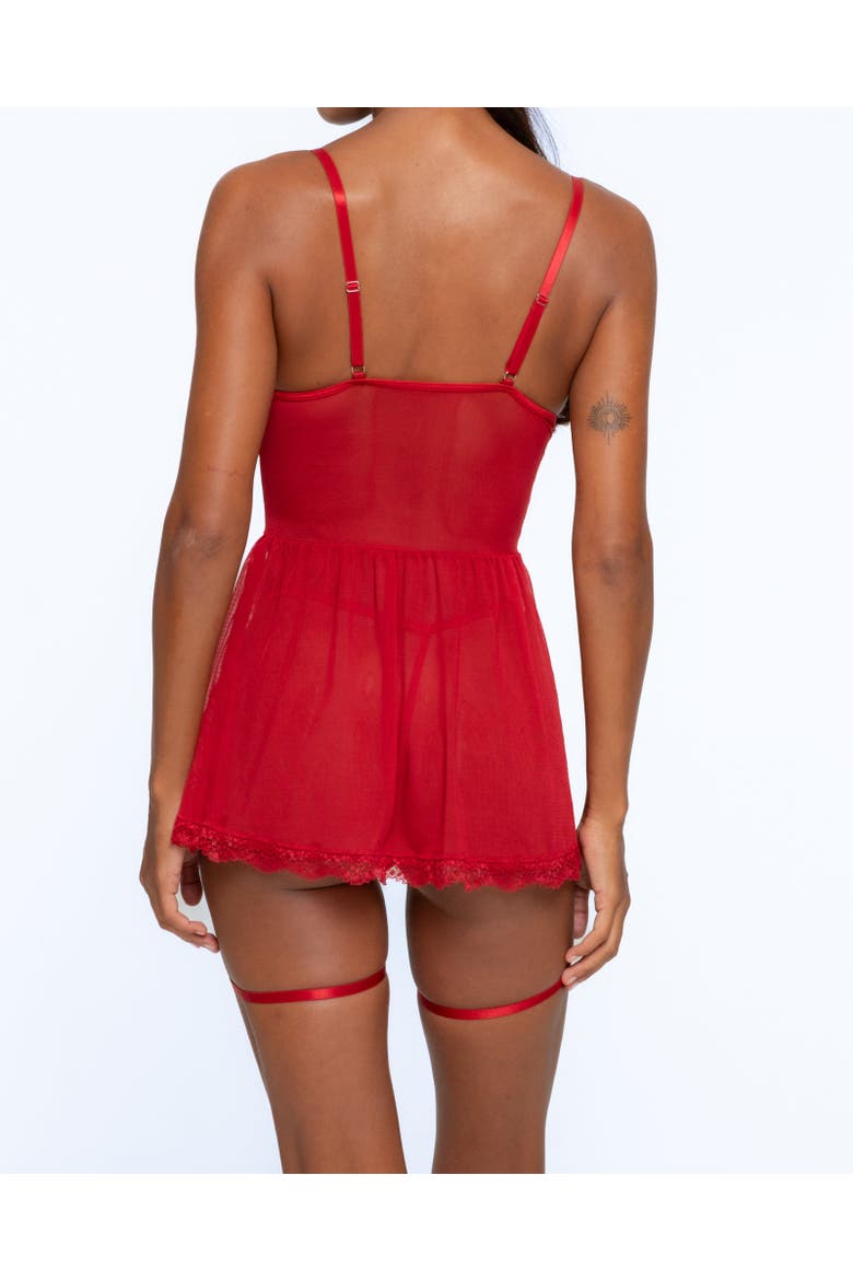 Valerie Babydoll, Alternate, color, Burgundy