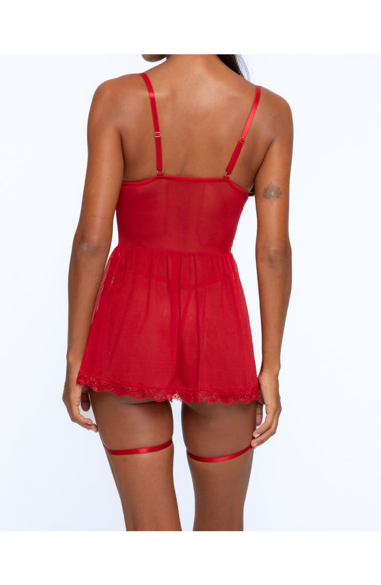One Empire Valerie Babydoll, Alternate, color, Burgundy