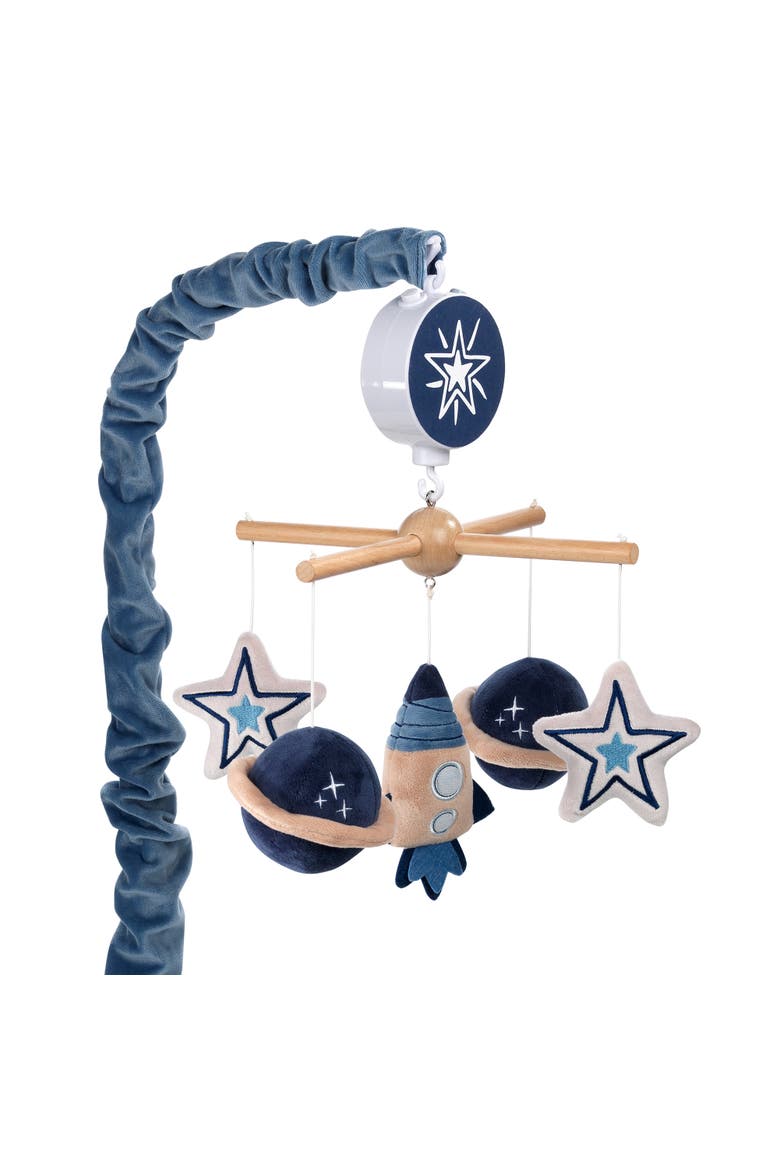 Sky Rocket Planets/Stars Musical Baby Crib Mobile Soother Toy, Main, color, Blue