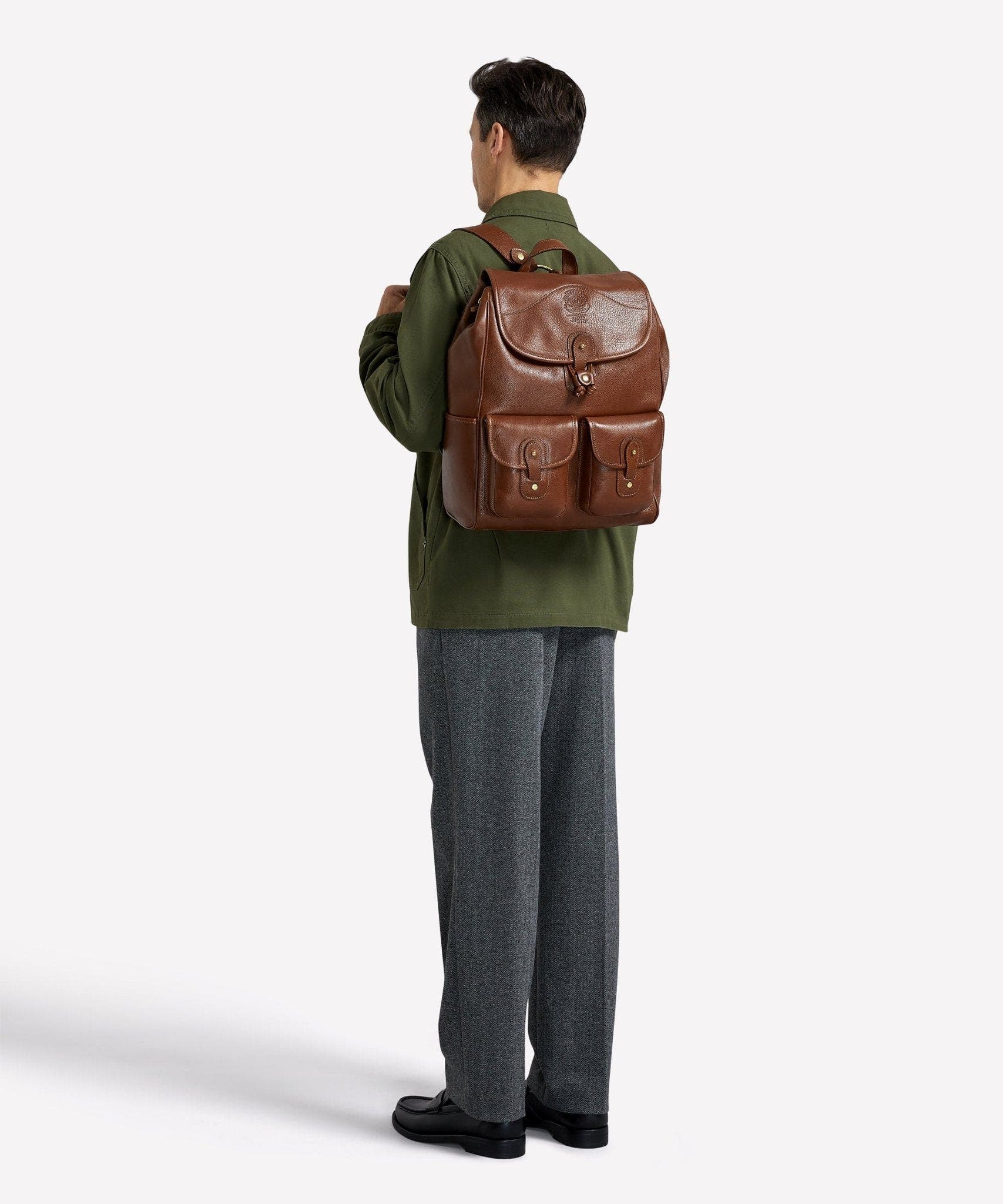 Ghurka Blazer No. 278, Alternate, color, Vintage Chestnut Leather